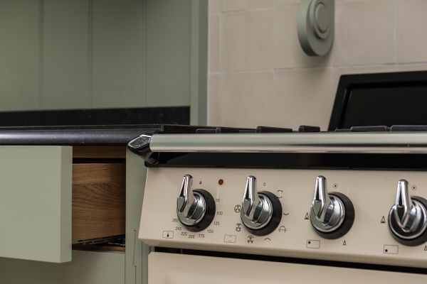 Art Nouveau keuken - Smeg fornuis