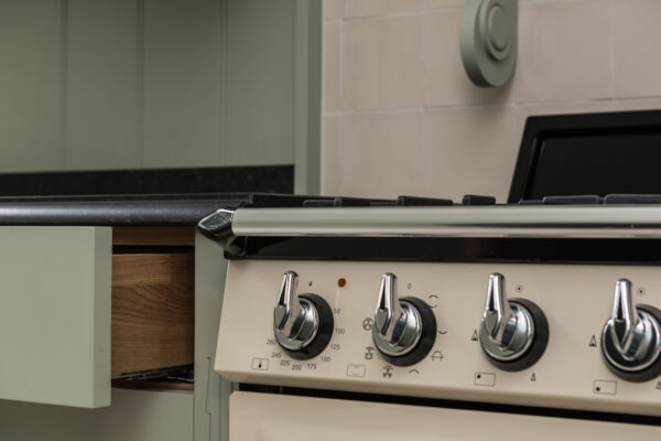 Art Nouveau keuken - Smeg fornuis