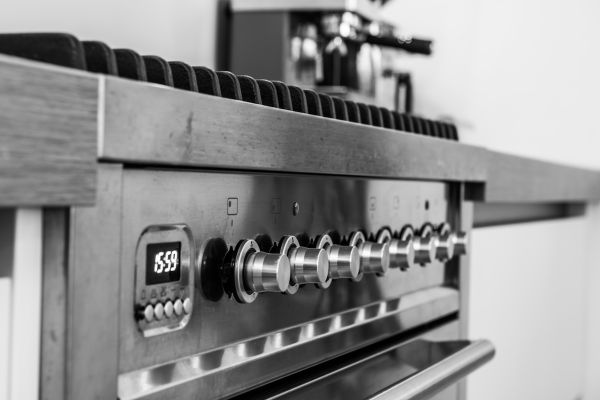 Moderne greeploze keuken - Boretti fornuis