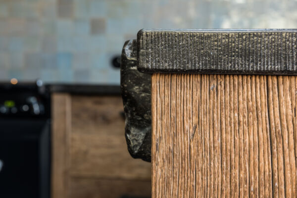 Gefrijnd Belgisch hardstenen blad