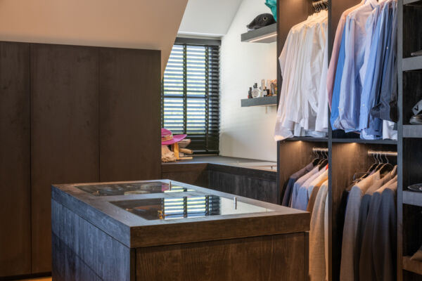 Eiland met vitrine